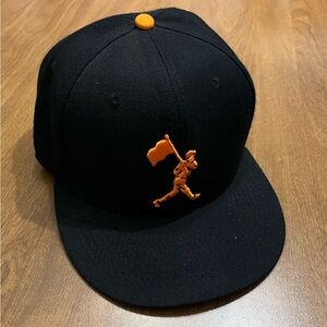 Baseballism fitted Flag Man cap in San Francisco Giants colors